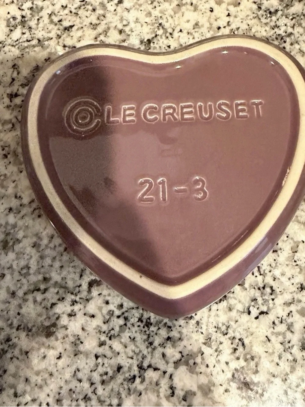 Le Creuset Heart Spoon Rest FIG